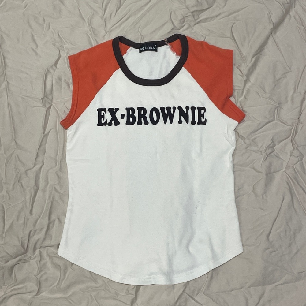 Vintage wet seal Girl Scout baby tee